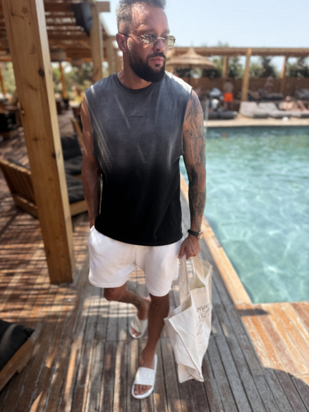 Muscle Tank Obsidian Fade