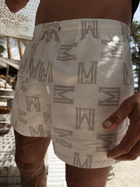 Kąpielówki Monogram Swim Beż