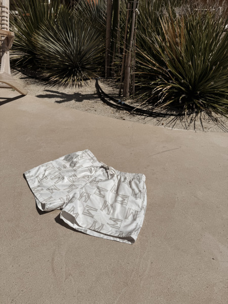 Kąpielówki Monogram Swim Beż