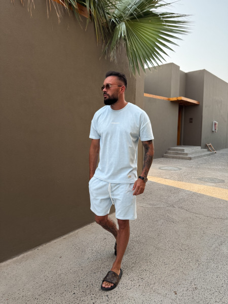 T-shirt Welur Mindset Baby Blue