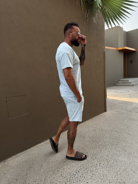 T-shirt Welur Mindset Baby Blue