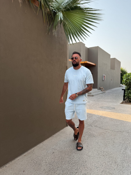 T-shirt Welur Mindset Baby Blue