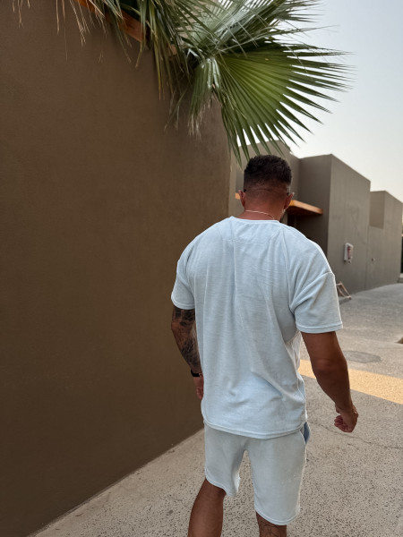 T-shirt Welur Mindset Baby Blue