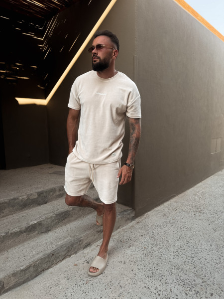 T-shirt Welur Mindset Beż