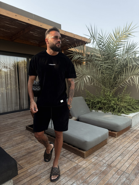 T-shirt Welur Mindset Czarny