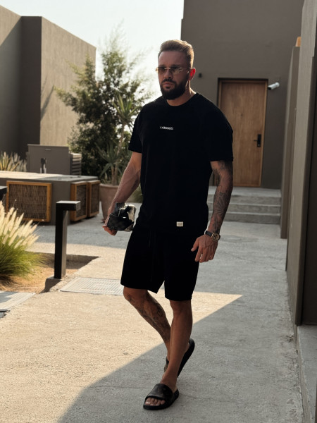 T-shirt Welur Mindset Czarny