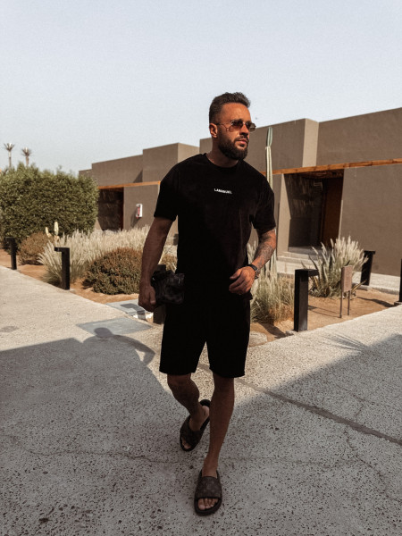 T-shirt Welur Mindset Czarny