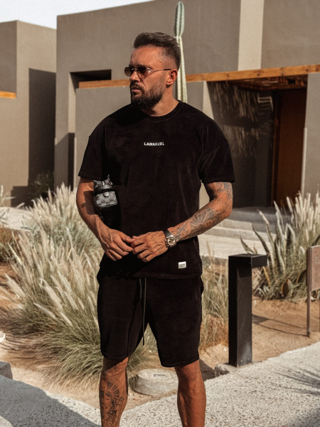 T-shirt Welur Mindset Czarny