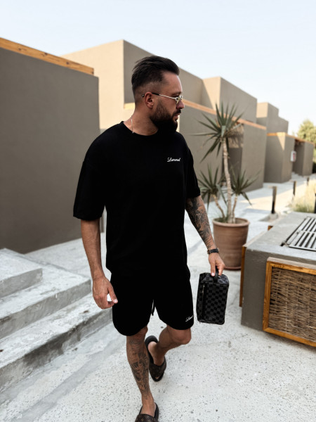 Szorty Resort Knit Czarne