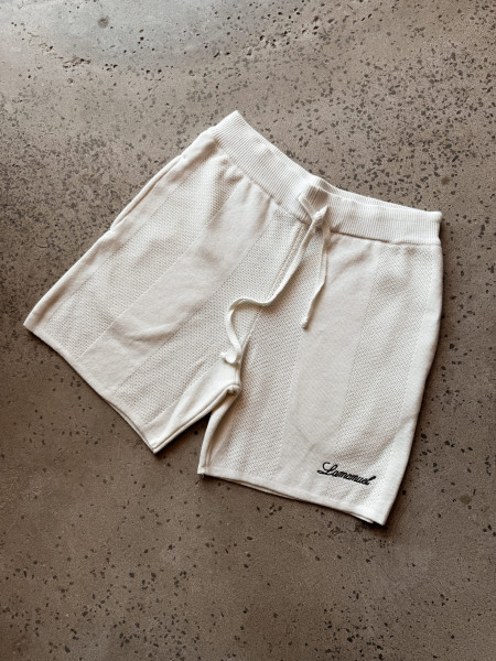 Szorty Resort Knit Ecru