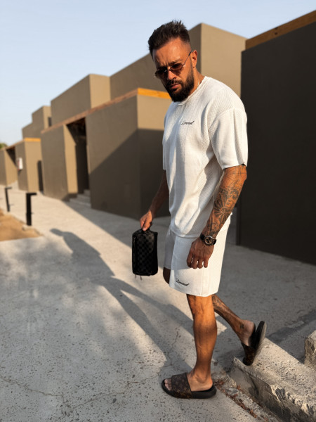 T-shirt Resort Knit Ecru