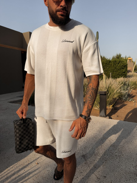 T-shirt Resort Knit Ecru