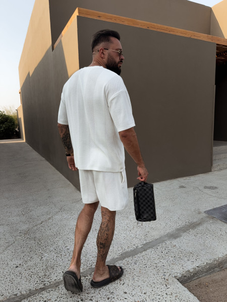 T-shirt Resort Knit Ecru