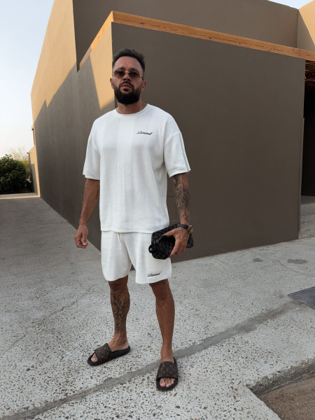 T-shirt Resort Knit Ecru