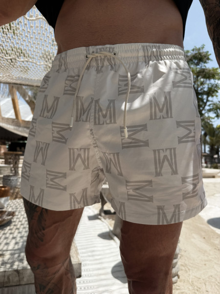 Kąpielówki Monogram Swim Beż