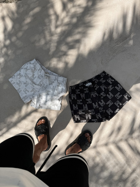 Kąpielówki Monogram Swim Beż