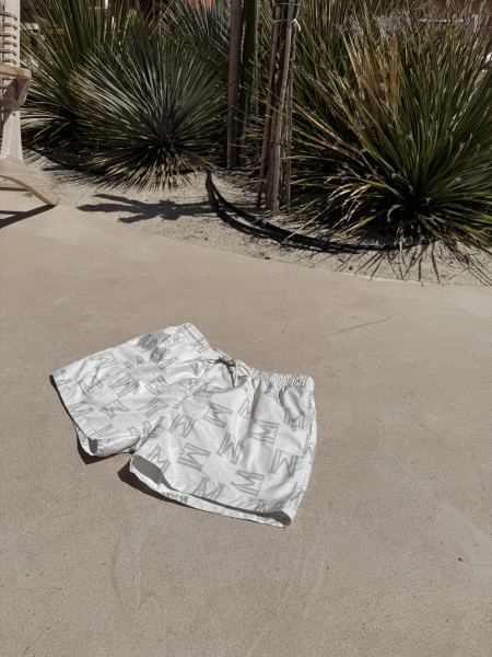 Kąpielówki Monogram Swim Beż